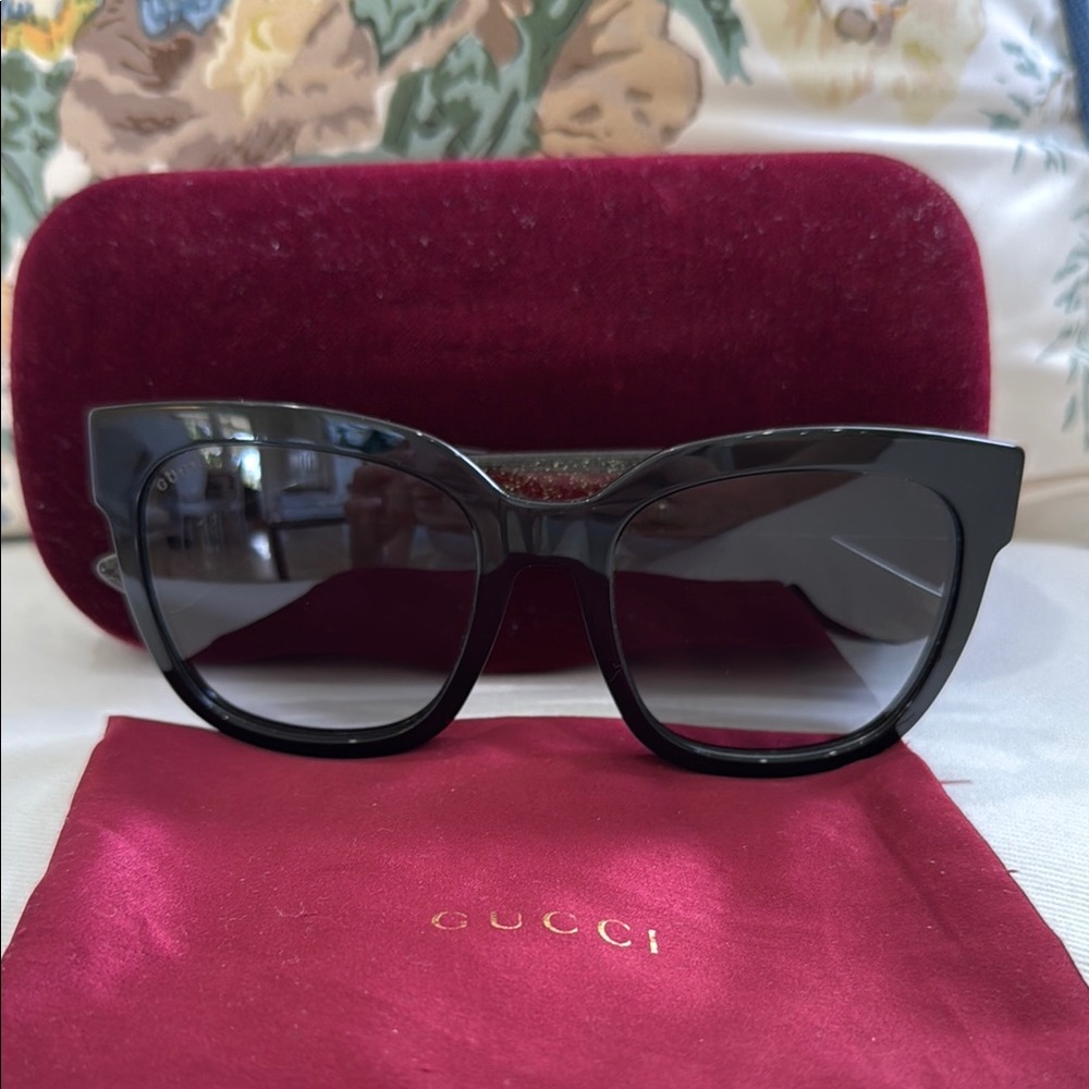 Gucci Black Women's Sunglasses